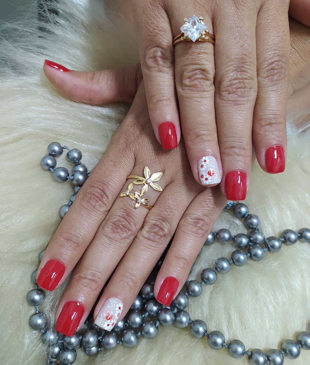 Unhas Decoradas Vermelhas Modelos Que S O Tend Ncia