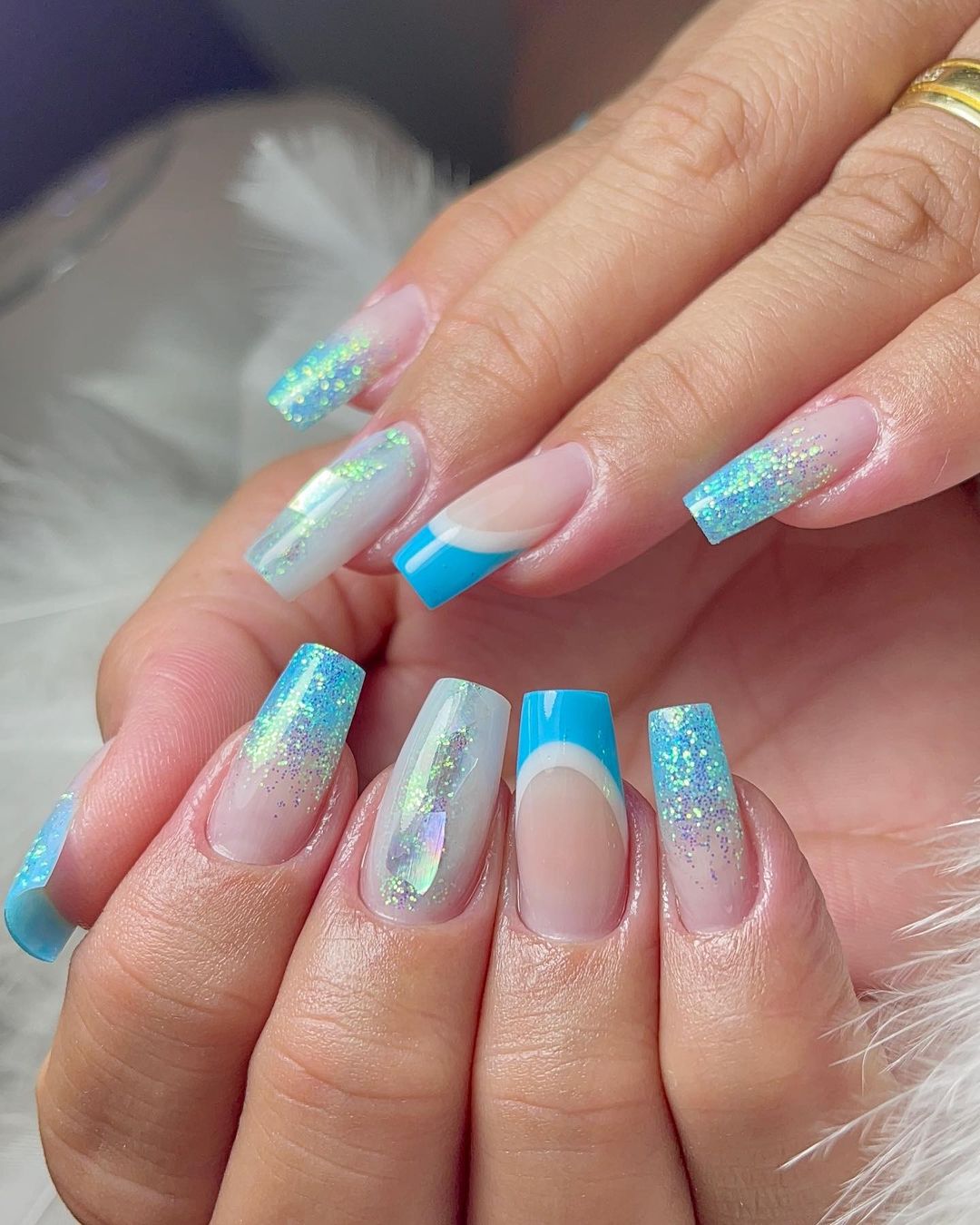 Unhas encapsuladas glitter fotos incríveis tutoriais