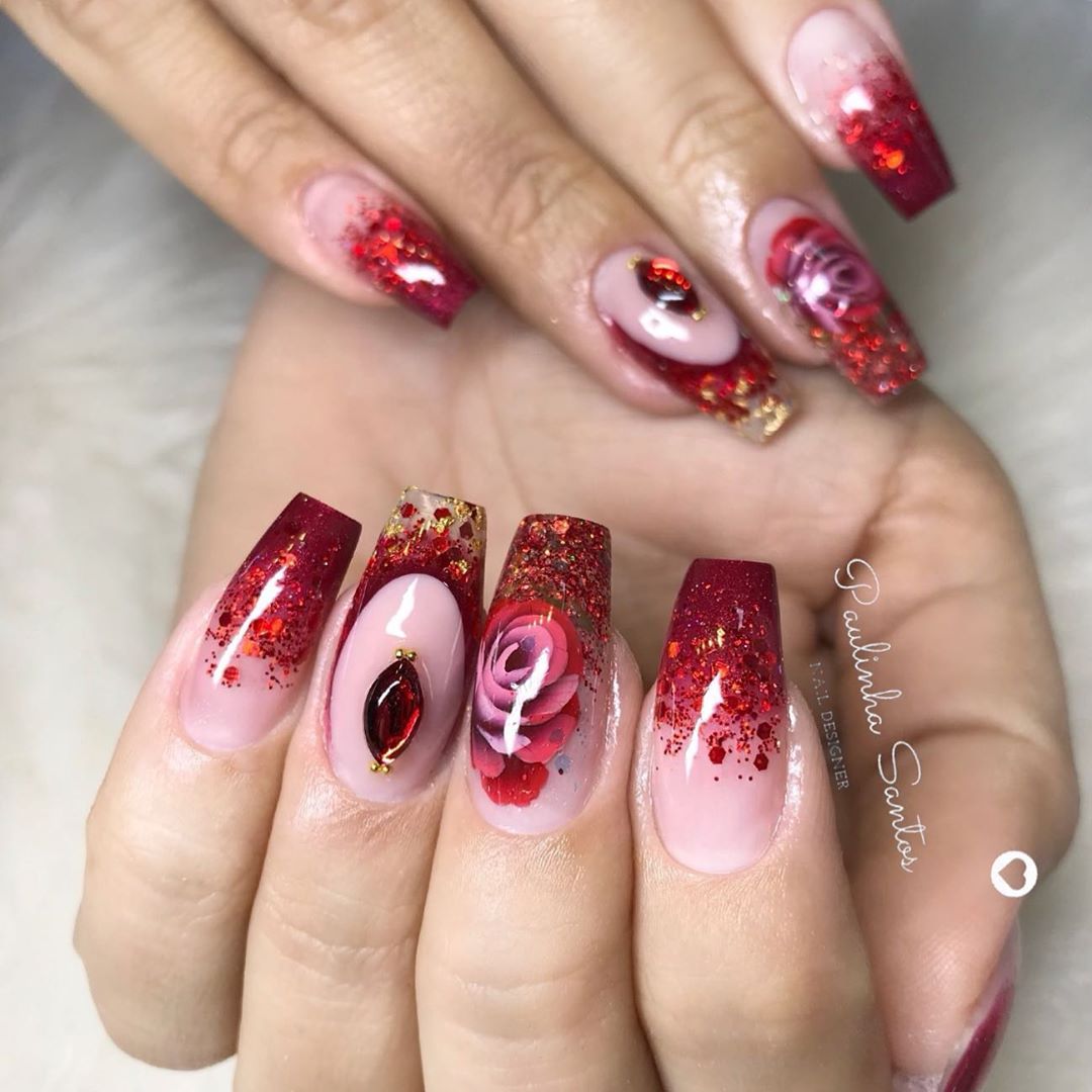 Unhas Decoradas Vermelhas Ideias Marcantes Para Todos Os Estilos