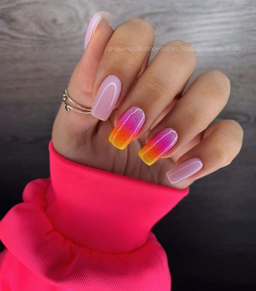 Unhas Neon Fotos E Tutoriais Dessa Nail Art Estilosa Tend Ncia