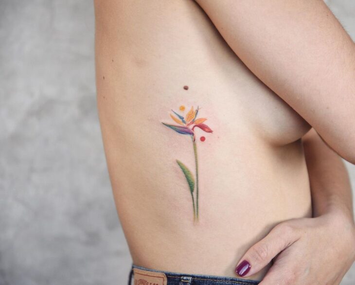 Tatuagem de flor pequena 116