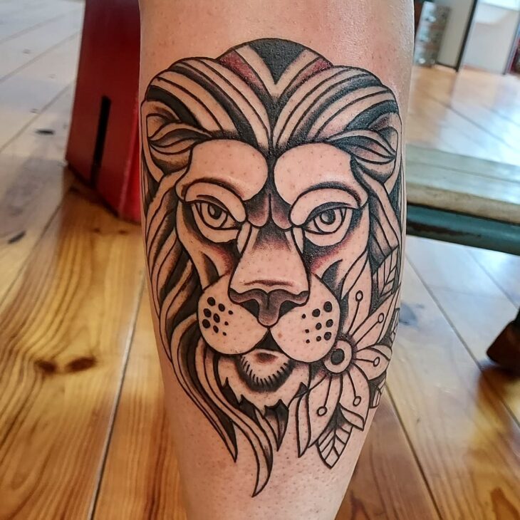 tatuagem de leão 163