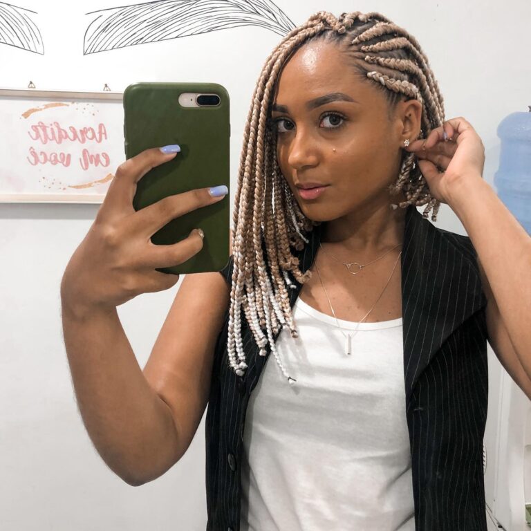 Box braids chanel inspirações para mudar o visual