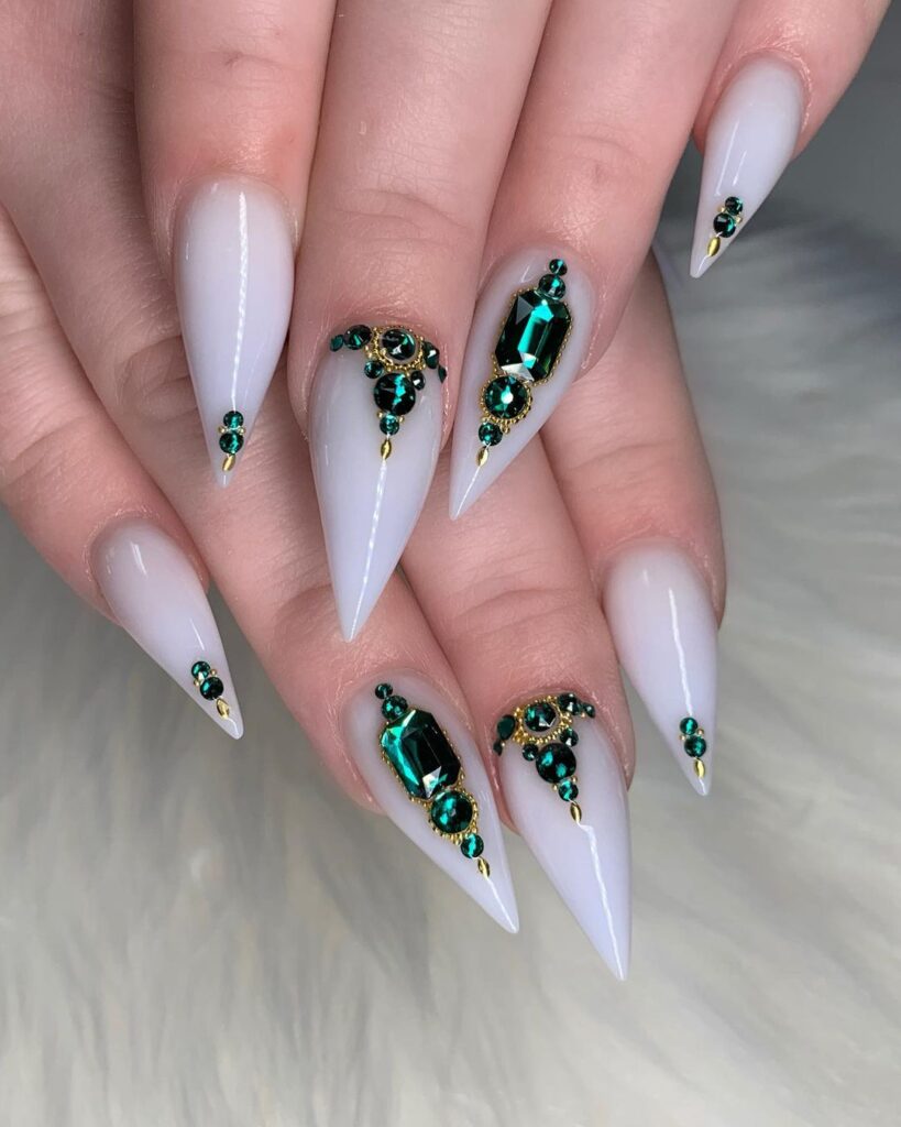 Unhas Stiletto Decoradas Fotos Tutoriais Incr Veis