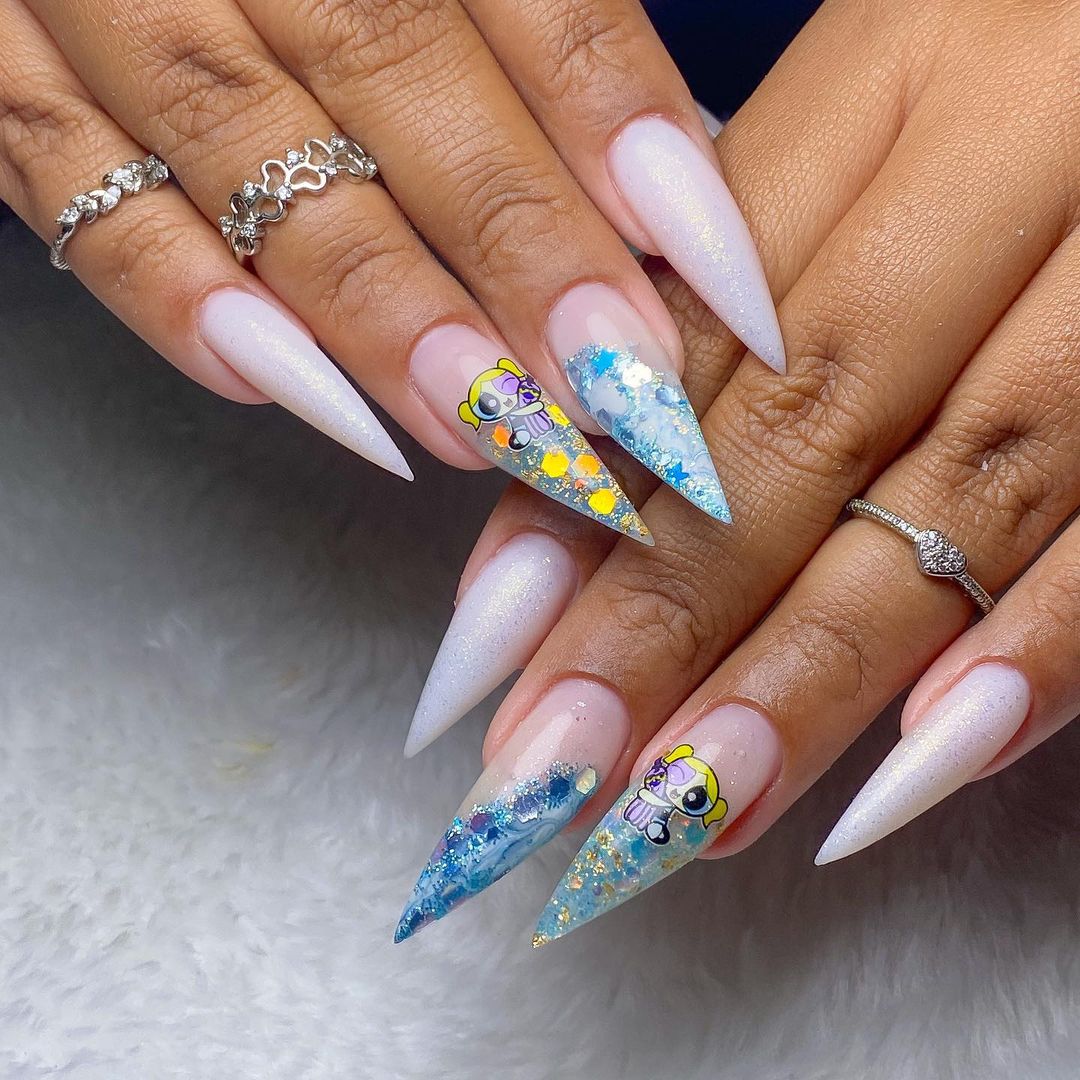 Unhas Stiletto Decoradas Fotos Tutoriais Incr Veis