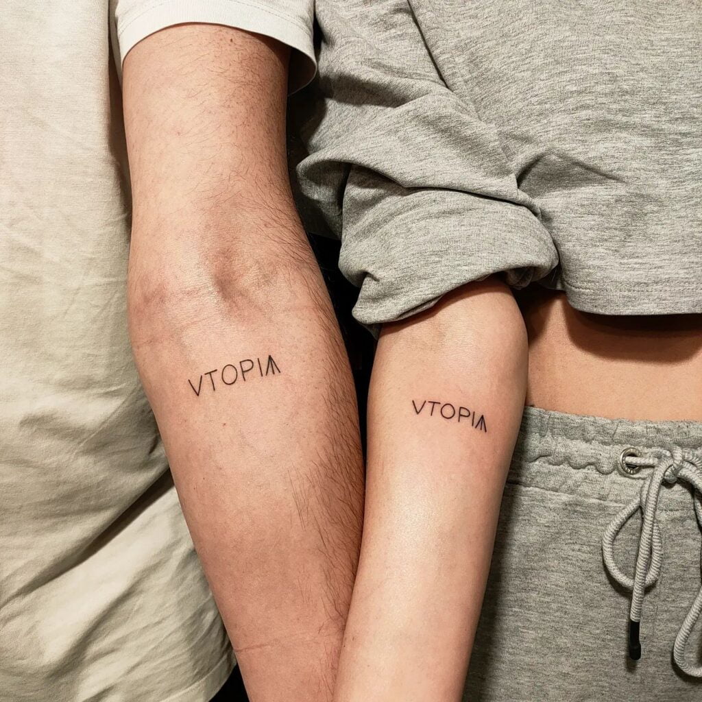 100 ideias de tatuagem de casal para eternizar seu amor